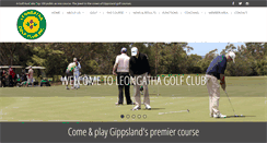 Desktop Screenshot of leongathagolf.com.au